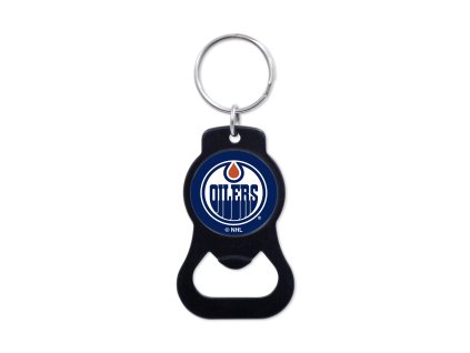 Přívěšek na klíče Edmonton Oilers NHL Black Bottle Opener Key Ring