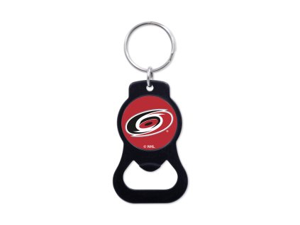 Přívěšek na klíče Carolina Hurricanes NHL Black Bottle Opener Key Ring