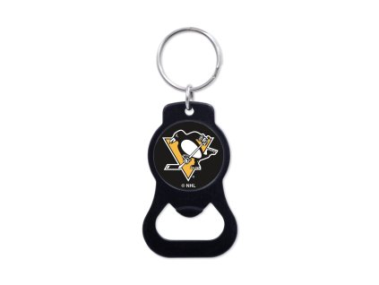 Přívěšek na klíče Pittsburgh Penguins NHL Black Bottle Opener Key Ring