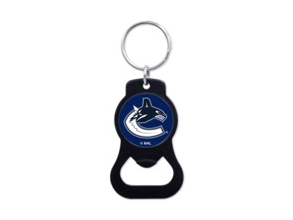 Přívěšek na klíče Vancouver Canucks NHL Black Bottle Opener Key Ring