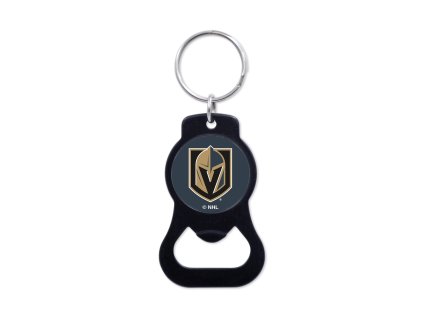 Přívěšek na klíče Vegas Golden Knights NHL Black Bottle Opener Key Ring