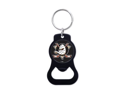 Prívesok na kľúče Anaheim Ducks NHL Black Bottle Opener Key Ring