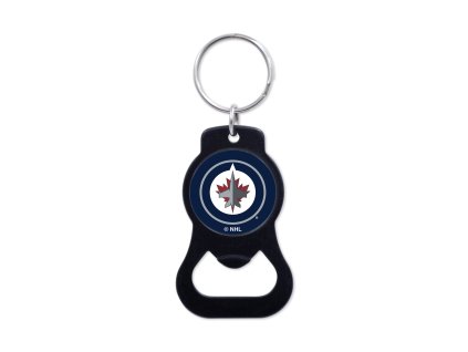 Prívesok na kľúče Winnipeg Jets NHL Black Bottle Opener Key Ring