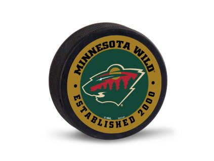 Puk Minnesota Wild Round NHL Hockey Puck Packaged
