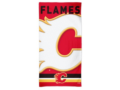 Osuška Calgary Flames NHL Spectra Beach Towel