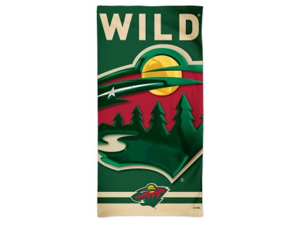 Osuška Minnesota Wild Round NHL Spectra Beach Towel