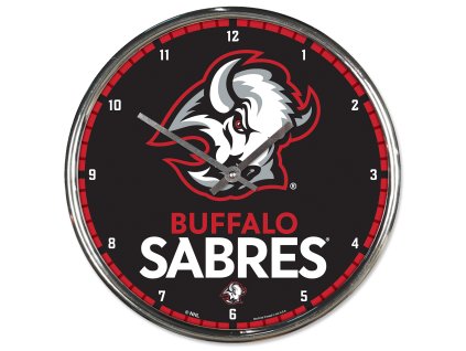 Hodiny Buffalo Sabres NHL Chrome Clock