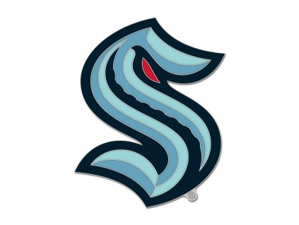 Odznak Seattle Kraken NHL Enamel Pin Jewelry Card