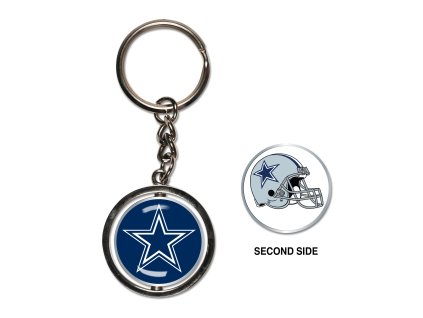 Přívěšek na klíče Dallas Cowboys NFL Spinner Key Ring