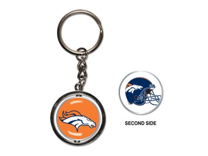 Přívěšek na klíče Denver Broncos NFL Spinner Key Ring