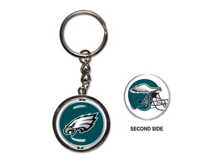 Přívěšek na klíče Philadelphia Eagles NFL Spinner Key Ring