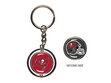 Přívěšek na klíče Tampa Bay Buccaneers NFL Spinner Key Ring