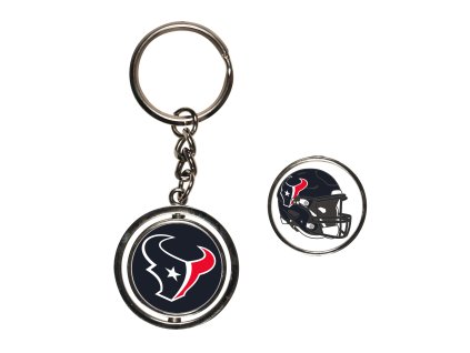 Přívěšek na klíče Houston Texans NFL Spinner Key Ring