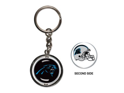 Přívěšek na klíče Carolina Panthers NFL Spinner Key Ring