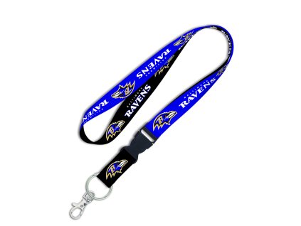 Klíčenka Baltimore Ravens NFL Lanyard buckle 1"