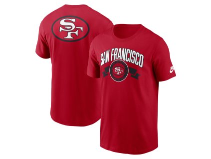 Pánske tričko San Francisco 49 NFL Nike Rewind Front and Back Hit Essential Cotton Tee