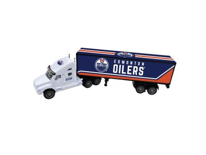 Kamión Edmonton Oilers NHL 18-Wheeler Big Rig Truck White