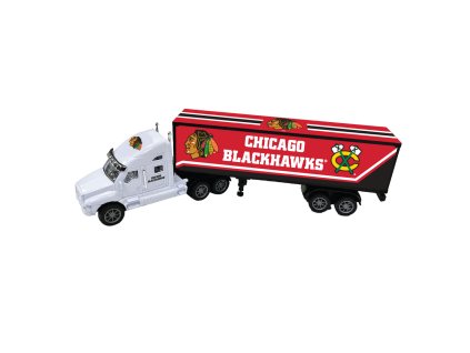 Kamion Chicago Blackhawks NHL 18-Wheeler Big Rig Truck White