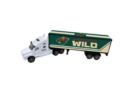 Kamión Minnesota Wild NHL 18-Wheeler Big Rig Truck White