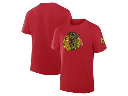 Pánske tričko Chicago Blackhawks NHL Hat Trick Tee