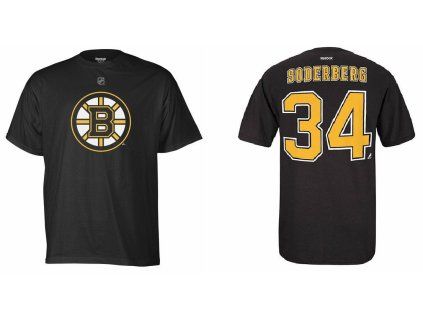 Pánske tričko Boston Bruins NHL Carl Söderberg