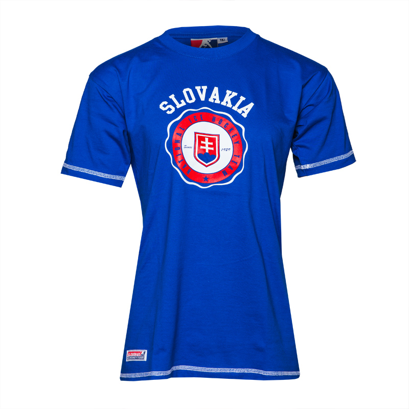 E-shop Fanda-NHL.sk Detské tričko SLOVAKIA STAMP ROYAL BLUE