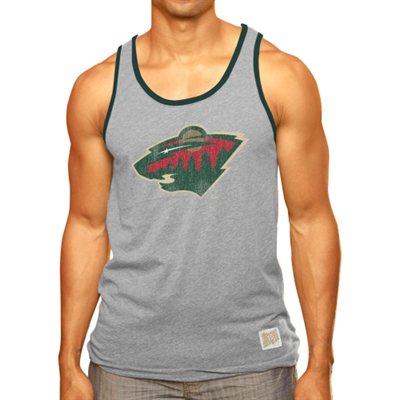 Original Retro Brand Pánské Tílko Minnesota Wild NHL Streaky Tri-Blend Veľkosť: M