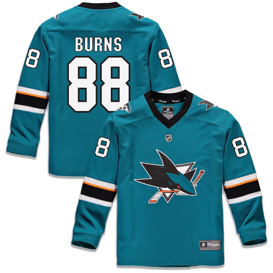 Fanatics Detský Dres #88 Brent Burns San Jose Sharks Replica Home Jersey Veľkosť: S/M