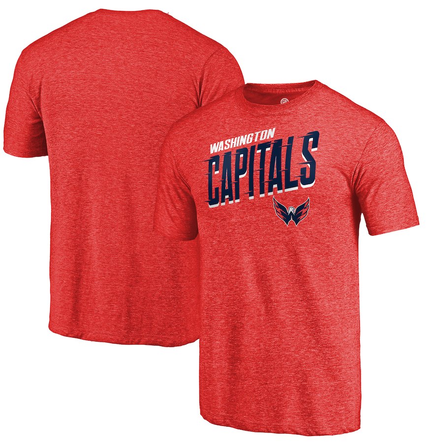 E-shop Fanatics Pánske tričko Washington Capitals NHL Slant Strike Tri-Blend