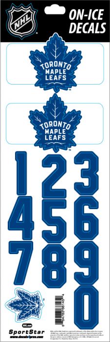 E-shop SportStar Samolepky na helmu Toronto Maple Leafs NHL Decals