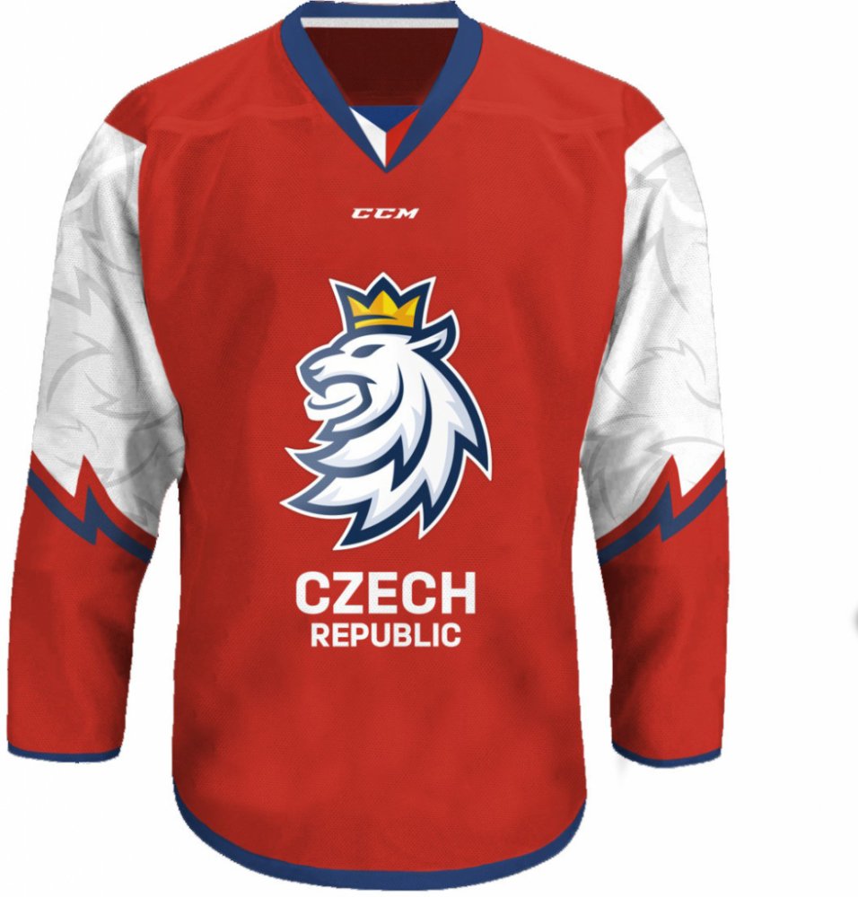 Fan dres CCM Český Hokej ČESKO - červený Veľkosť: XL