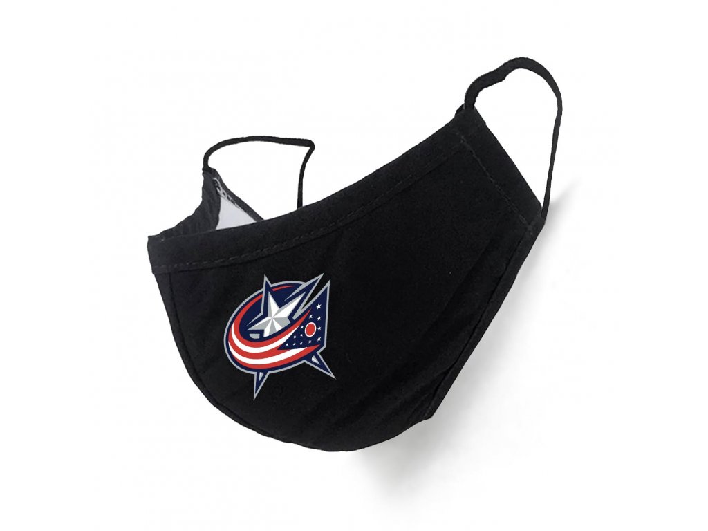 Rúško Columbus Blue Jackets Black Veľkosť: Detská