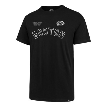 E-shop 47 Brand Pánske tričko Boston Bruins NHL Front 2 Back ’47 SPLITTER Tee
