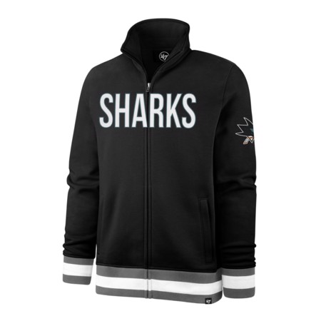 47 Brand Pánská mikina San Jose Sharks NHL Full Blast ‘47 Legendary Track Jacket Veľkosť: M