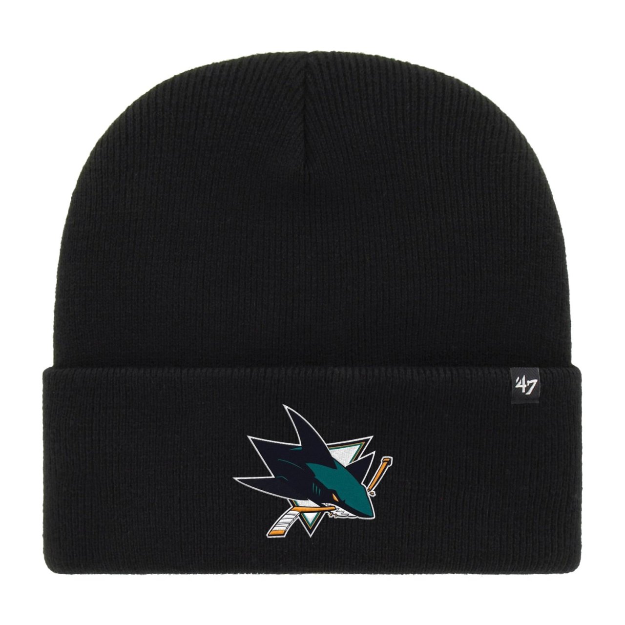 47 Brand Pánská zimní čepice San Jose Sharks NHL Haymaker '47 CUFF KNIT