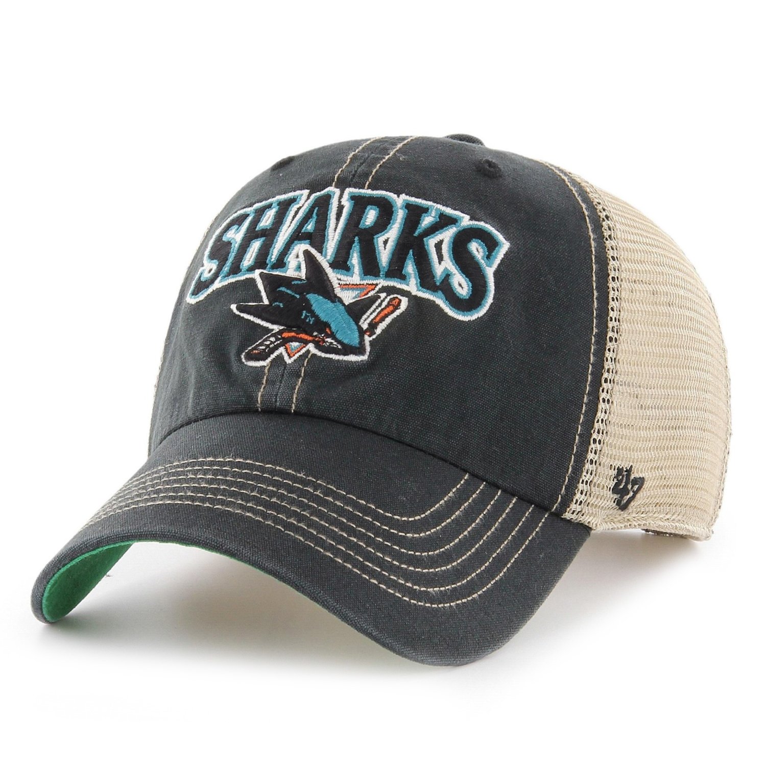 47 Brand šiltovka San Jose Sharks Tuscaloosa '47 CLEAN UP