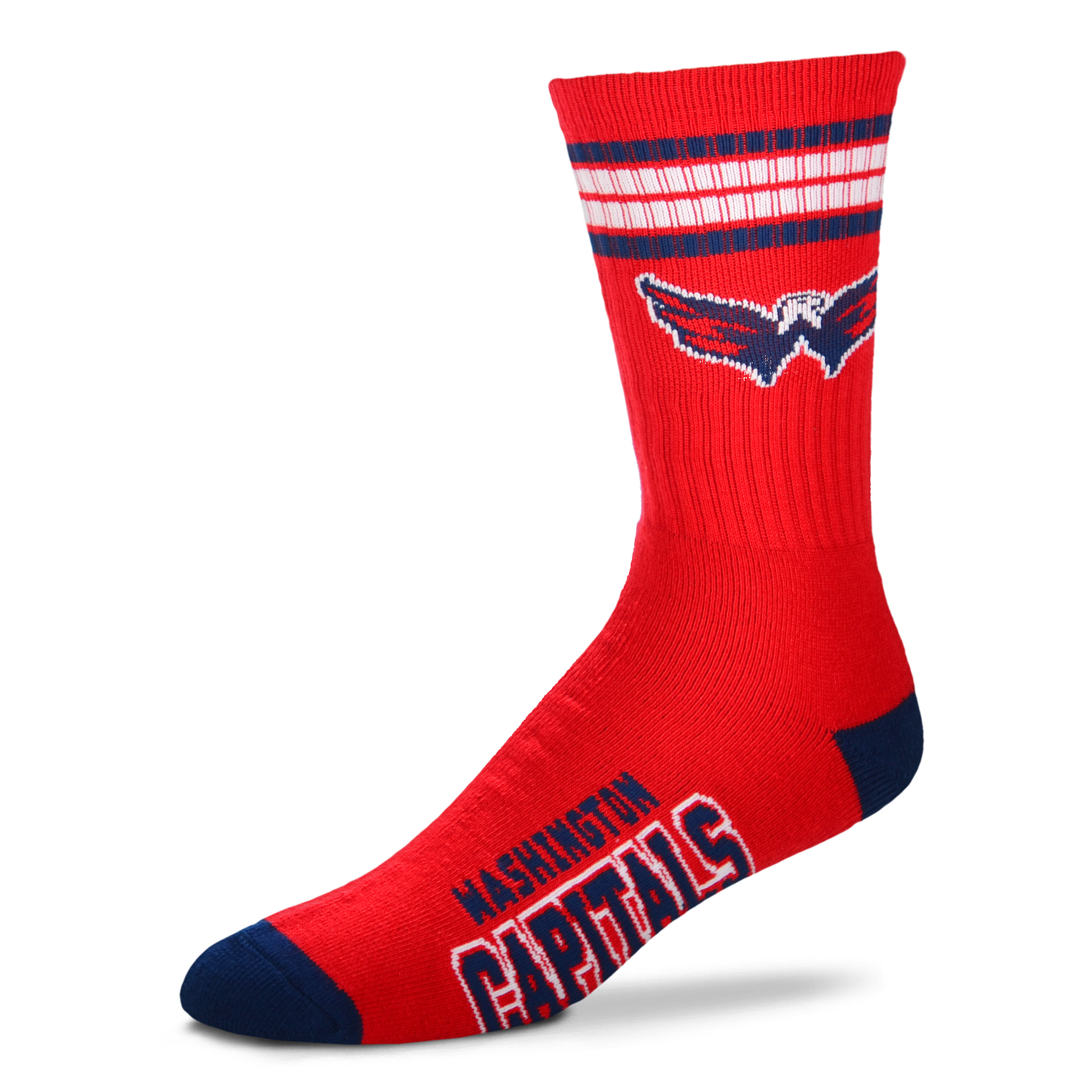 E-shop For Bare Feet Detské ponožky Washington Capitals NHL 4 Stripes Crew