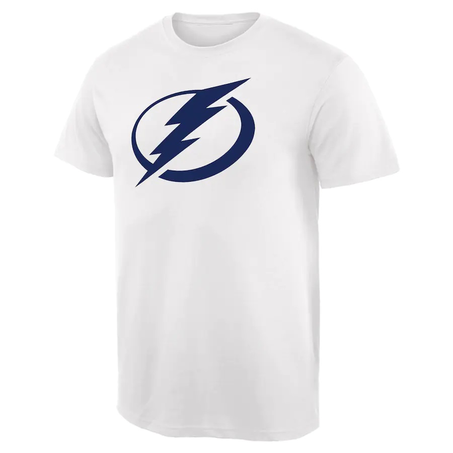 E-shop Fanatics Tričko Tampa Bay Lightning White Team Primary Logo