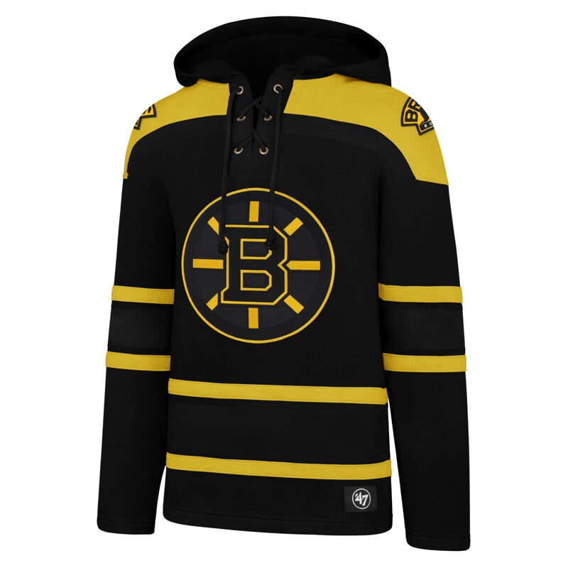 47 Brand Pánská mikina Boston Bruins NHL Superior Lacer Hood Veľkosť: M