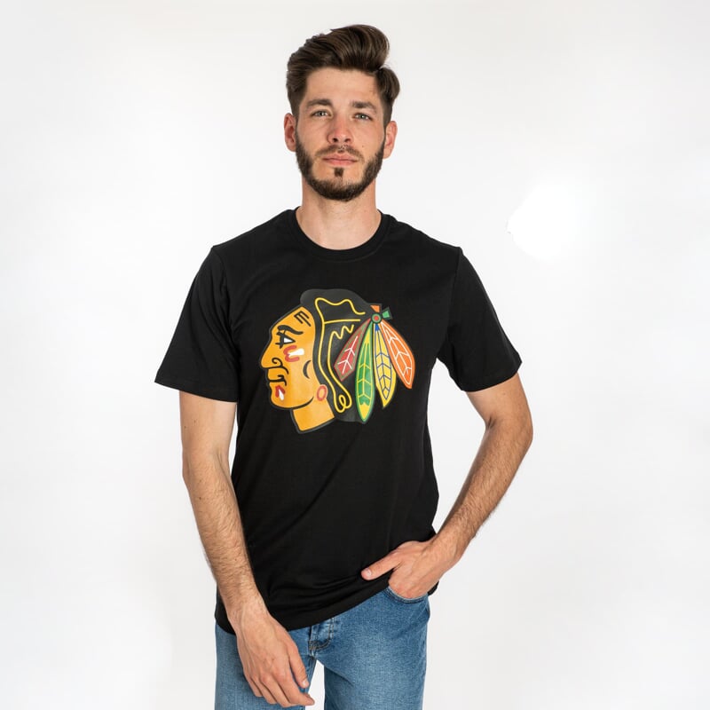 47 Brand Pánské tričko Chicago Blackhawks NHL Imprint Echo Tee Veľkosť: M
