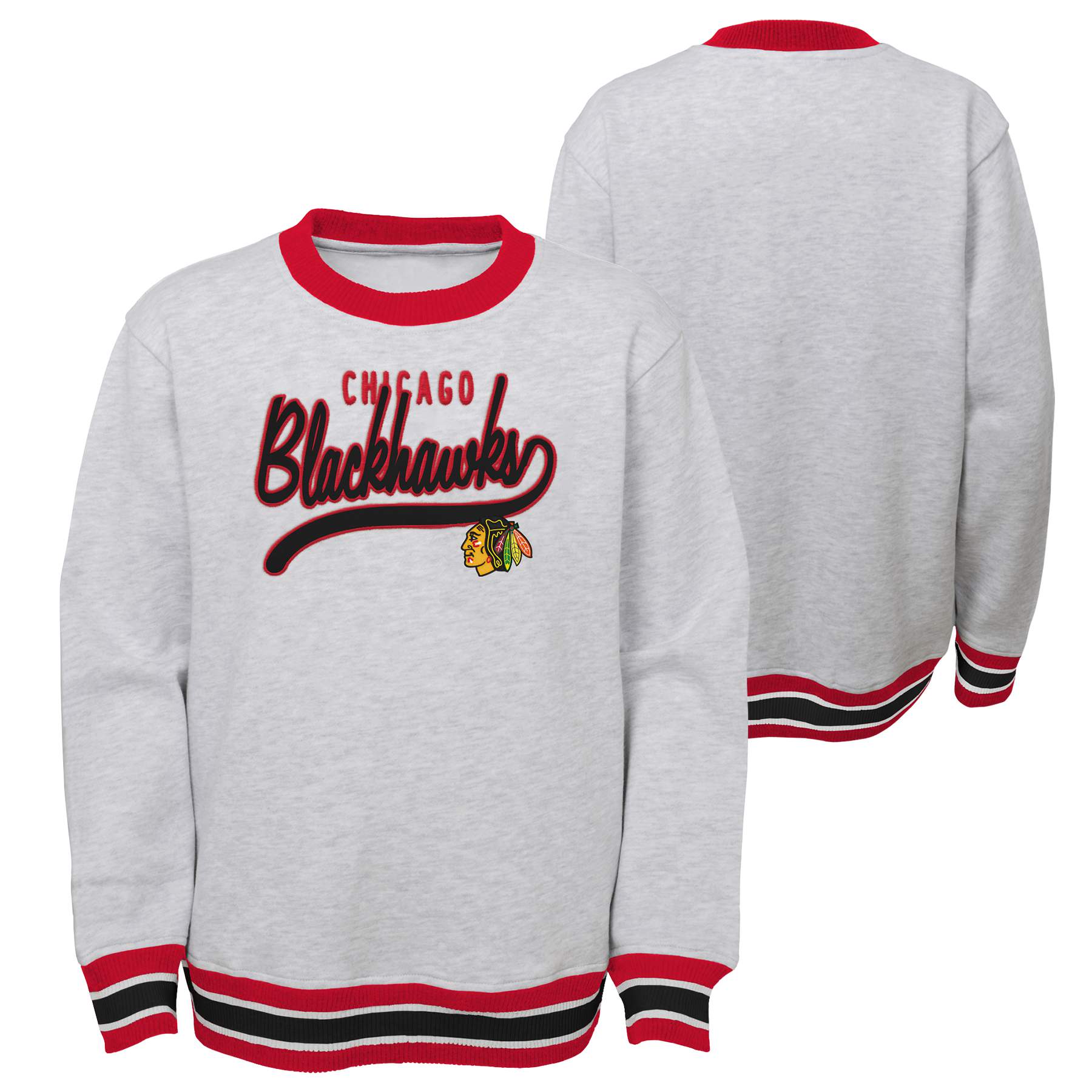 E-shop Outerstuff Detská mikina Chicago Blackhawks NHL Legends Crew Neck Pullover