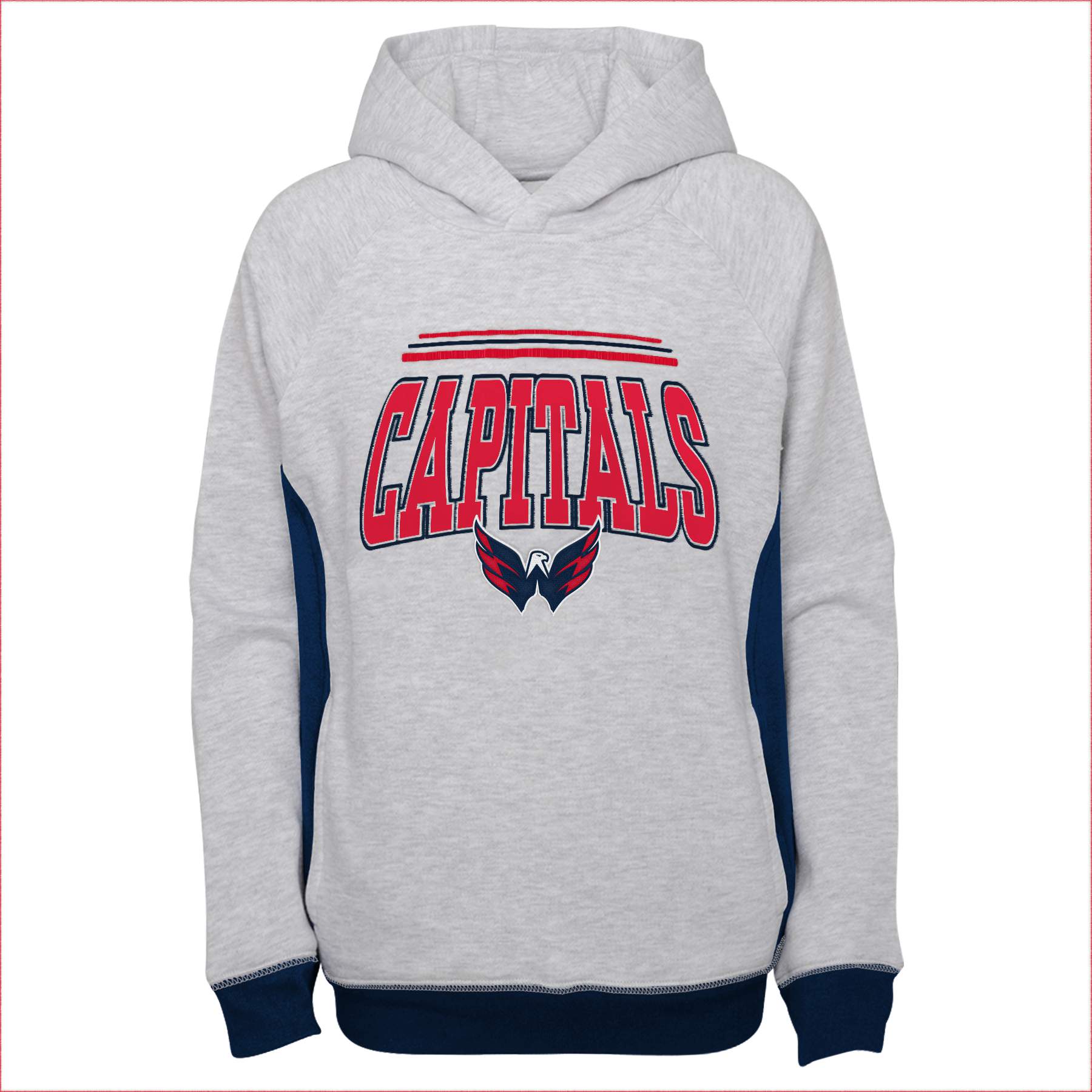 E-shop Outerstuff Detská mikina Washington Capitals NHL Power Play Raglan Pullover