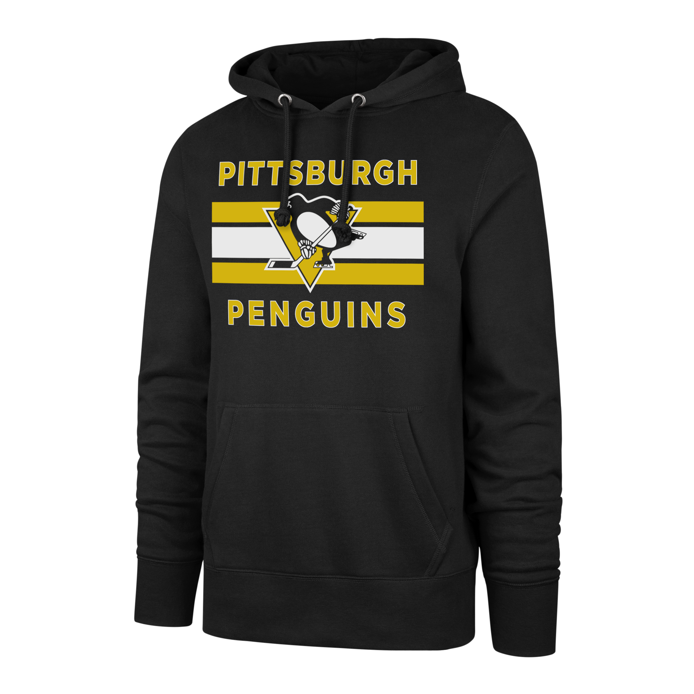 47 Brand Pánská mikina Pittsburgh Penguins NHL ’47 BURNSIDE Pullover Hood Veľkosť: M