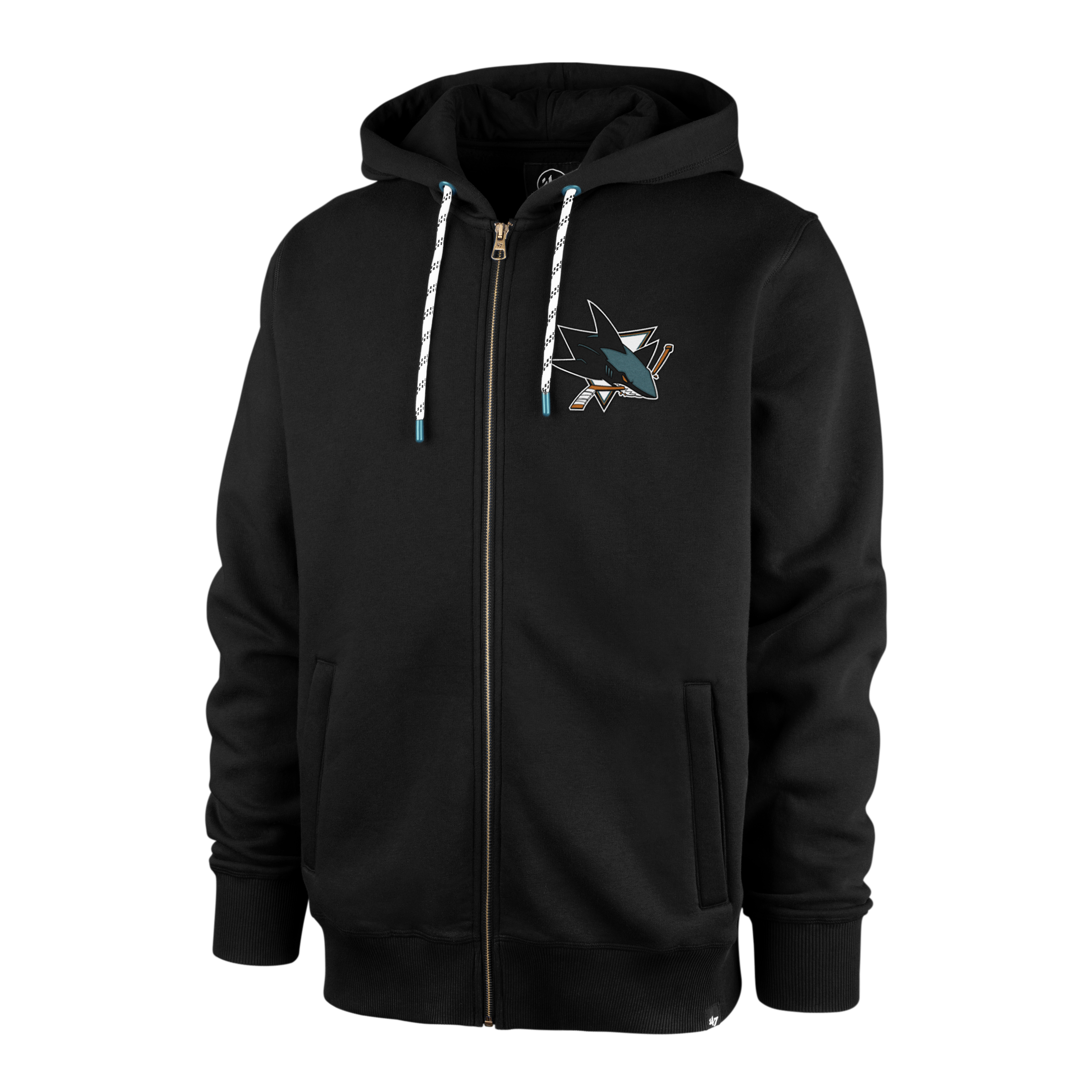 47 Brand Mikina San Jose Sharks Back Check ’47 MORRIS Full Zip Hood Veľkosť: S