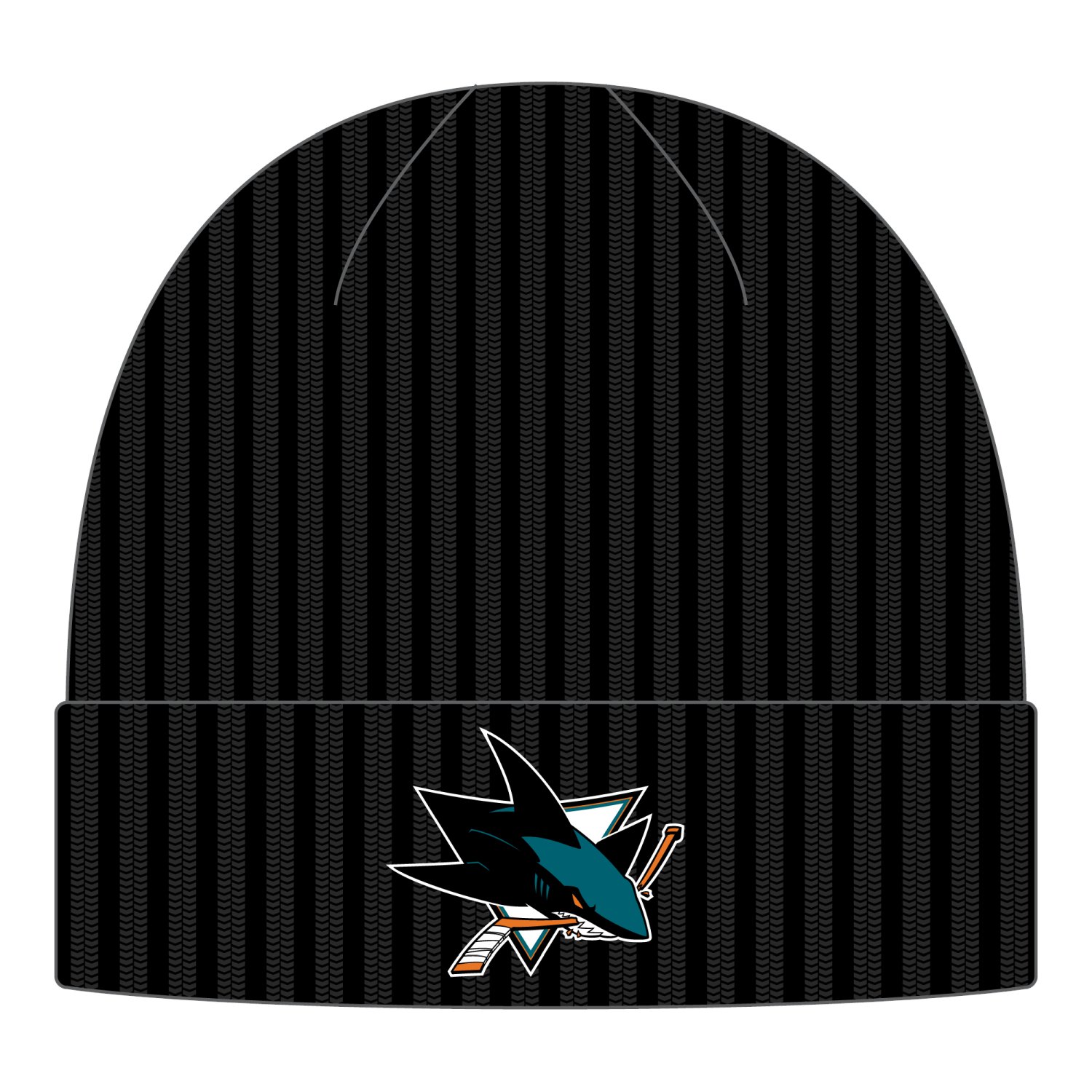Fanatics Pánska zimná čiapka San Jose Sharks Core Cuffed Knit