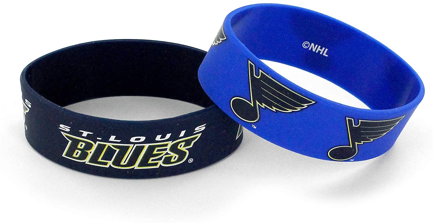 Aminco Silikonový náramek St. Louis Blues NHL - 2 kusy