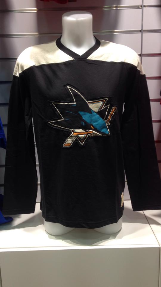 CCM Pánské tričko San Jose Sharks NHL Long Sleeve Crew 15 Veľkosť: S