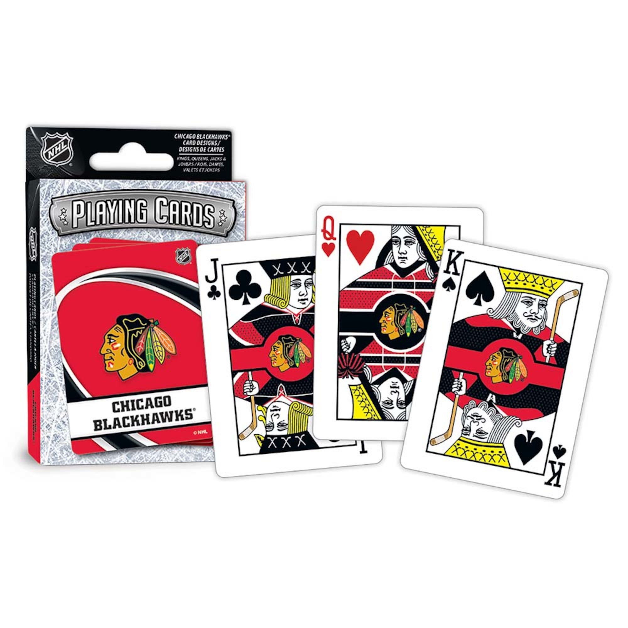 E-shop Masterpieces Puzzle Company Hrací Karty Chicago Blackhawks NHL