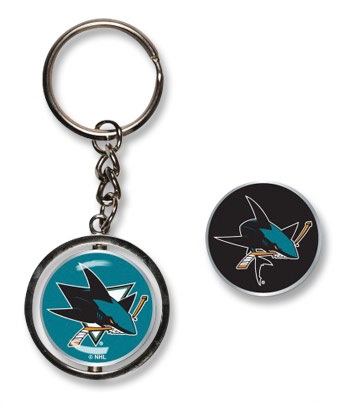 Wincraft Přívěšek San Jose Sharks NHL Spinner Key Ring