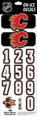 E-shop Sport Star Samolepky na Helmu Calgary Flames NHL Decals Black